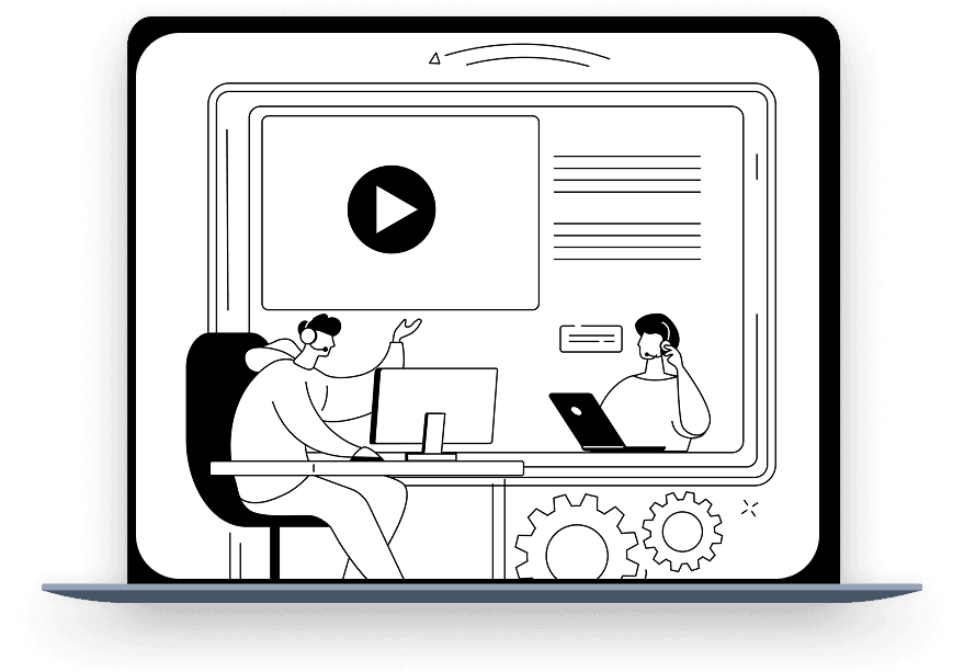 Expert consultation illustration
